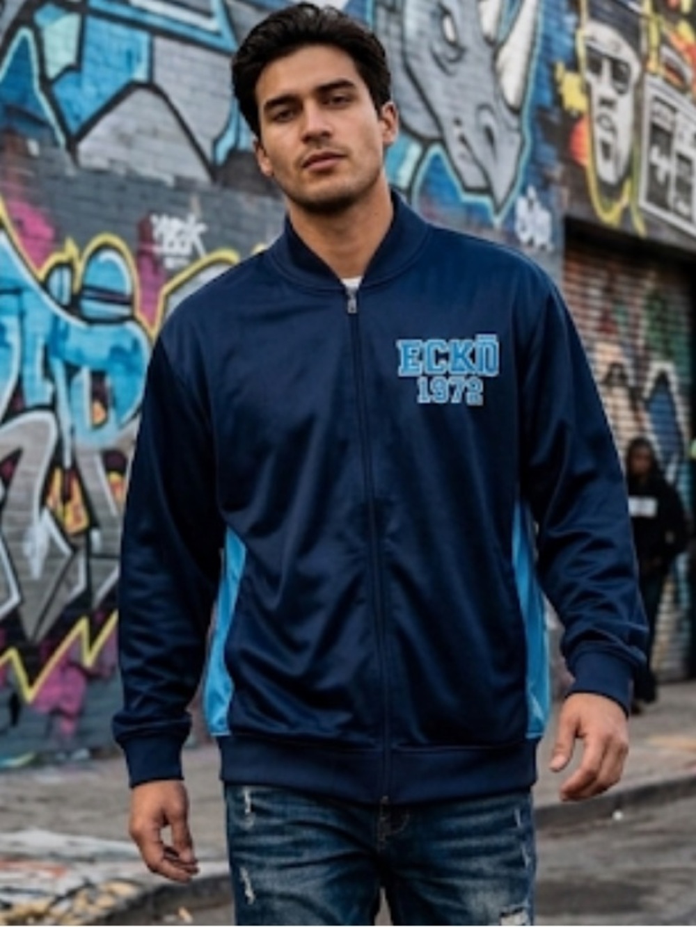 Ecko Unlimited Dark Blue Jacket Size 3XL